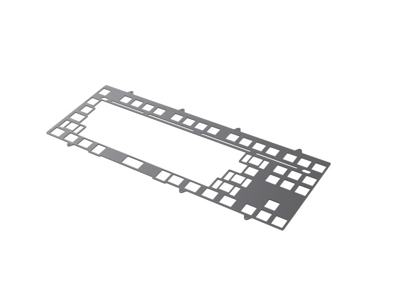 Eighty Plate - Variant:Aluminum - Layout:ANSI Half